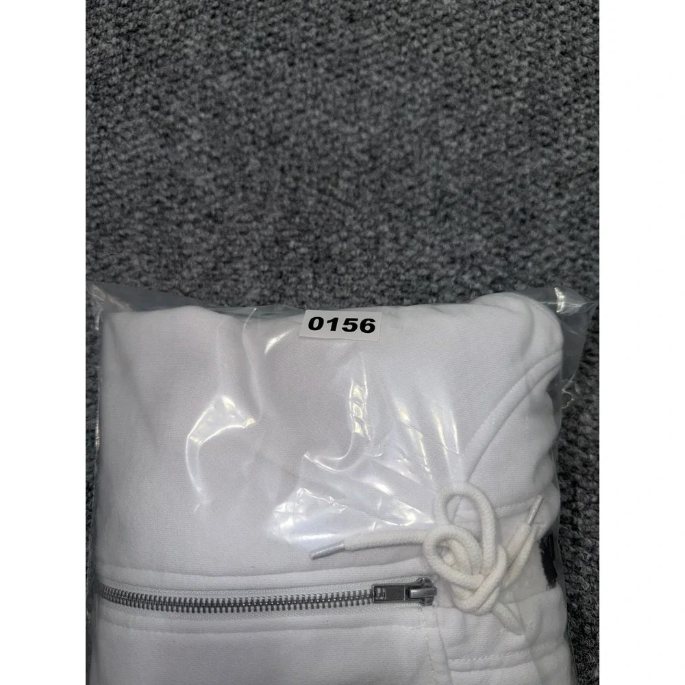 True Religion Buddha Logo World Tour Zip-Up Hoodie white‎ large Y2K
